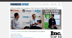 Desktop Screenshot of foundersspace.com